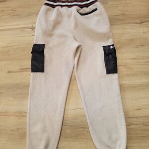 Champion Men's Cream Fleece Joggers